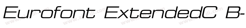 Eurofont ExtendedC B字体转换